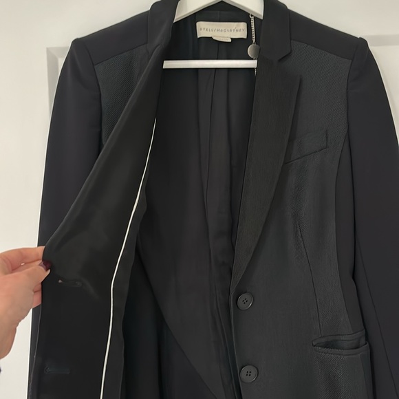 Stella McCartney notch-collar woven blazer - size XS - Picture 7 of 11